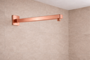 Ver imagem 2 de Braço para Ducha Chuveiro de Parede Gás Solar Banheiro Piscina Rose-gold Brilhante Metal Premium