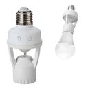 Ver imagem 4 de Sensor de Movimento para Lâmpada Soquete E27 Detecção 360 Graus até 6 Metros Resistente a Chuvas