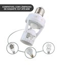 Ver imagem 5 de Sensor de Movimento para Lâmpada Soquete E27 Detecção 360 Graus até 6 Metros Resistente a Chuvas