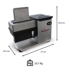 Amaciador de Carne Skymsen Ab Aço Inox 220v + Kit para Estrogonofe Skymsen Kes-ab/abs10 10mm - 4