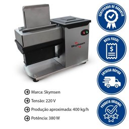 Amaciador de Carne Skymsen Ab Aço Inox 220v + Kit para Estrogonofe Skymsen Kes-ab/abs10 10mm - 2