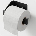Ver imagem 6 de Porta Papel Higiênico Adesivo Colar na Parede Preto Df