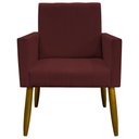 Ver imagem 6 de Poltrona Decorativa Mari - Bordô Suede