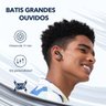 Fone de Ouvido Bluetooth c/ Microfone Estéreo Musica Chamadas Carregamento Sem Fio Jogos Sem Ruí - P - 3
