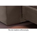 Ver imagem 3 de Sofá Retrátil E Reclinável Atenas 1,80m 2 Lugares Bege