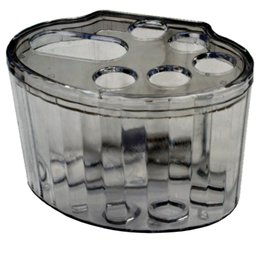 Porta Pasta e Escova de Dentes Fumê - 154f - Daivak Porta Pasta/escova Dente Fume Daivak - 1