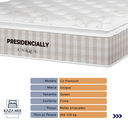 Ver imagem 2 de Cama Box Branco e Colchão Queen Presidencially Molas Ensacadas Unique