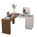 Ver imagem 4 de Penteadeira Escrivaninha de Canto com Espelho Star Off White