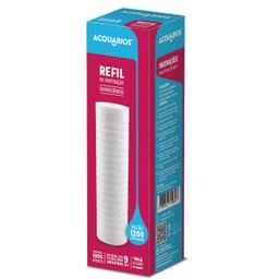 Refil Acqua 230RH 9.3/4' POE Filtro Acquabios Caixa de Água Ranhurado - 6