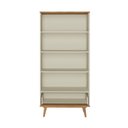 Ver imagem 3 de Cristaleira com 2 Portas 82,5cm Gaveta com Palha Natural Cor:louro com Luna