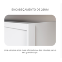 Ver imagem 5 de Guarda Roupa Sollo com Espelho 100%mdf - Novo Horizonte
