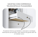 Ver imagem 4 de Guarda Roupa Sollo com Espelho 100%mdf - Novo Horizonte