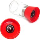 Ver imagem 3 de Moedor de Pimenta e Sal Manual Portátil 160ml Vidro Plástico FRG0375 Vermelho Frigopro