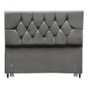 Ver imagem 2 de Cabeceira Estofada Solteiro 90 Cm Analu com Frame Suede:cinza