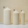 Kit de Velas Decorativas com Linhas Retas e Design Clássico e Atemporal - 6