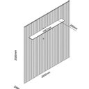 Ver imagem 2 de Painel para Tv 90 Polegadas Ripado com Led 330cm 100% Mdf Nobre