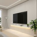 Ver imagem 1 de Painel para Tv 90 Polegadas Ripado com Led 330cm 100% Mdf Nobre