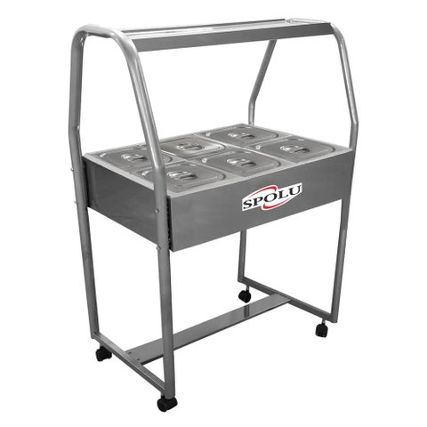 Buffet Salada Infantil Spolu Gelo-X 6 Cubas Frias Spl-511IF