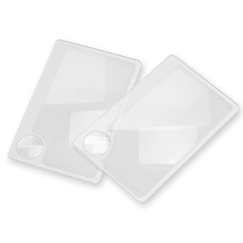 Par de Lentes 2.5x Lente 6x para Levar na Carteira - Carson