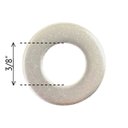 Ver imagem 3 de Arruela Inox Lisa Stein 3/8 Pacote 100 Peças Stein