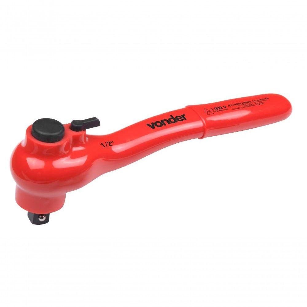 Catraca Reversível Soquete Enc 1/2'' Isolada Iec60900 Vonder
