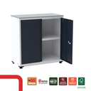 Ver imagem 3 de Armário de Aço 2 Portas 4 Prateleiras com Chave AP406SL