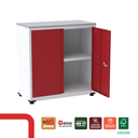 Ver imagem 3 de Armário de Aço 2 Portas 4 Prateleiras com Chave AP406SL