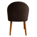 Ver imagem 2 de Kit 4 Cadeiras de Jantar Lua Pe Palito Suede Marrom