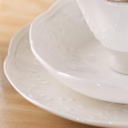 Prato Fundo Lyor de Porcelana New Bone Butterfly Flower 8517 - 7