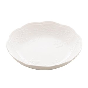 Prato Fundo Lyor de Porcelana New Bone Butterfly Flower 8517