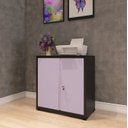 Ver imagem 2 de Armário de Aço 2 Portas 4 Prateleiras com Chave AP406SL