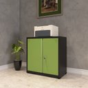 Ver imagem 2 de Armário de Aço 2 Portas 4 Prateleiras com Chave AP406SL