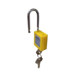 Cadeado de Segurança Dbs-lock Multiuso Amarelo para Trava de Disjuntor Din - 2