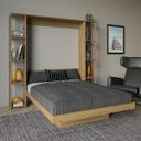 Ver imagem 1 de Cama Articulada de Casal 8 Prateleiras e 2 Nichos Amêndoa Cm8040 Cor: Amêndoa