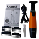 Ver imagem 2 de Barbeador Aparador de Pelos Elétrico Recarregável Kemei Km 1910