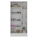 Ver imagem 3 de Sapateira para Quarto 1 Porta 7 Prateleiras Espresso Móveis