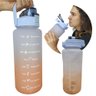 Garrafa Motivacional Horario 2 Litros Squeeze Com Medidor De Agua Academia Treino Esporte Lazer Estu - 1