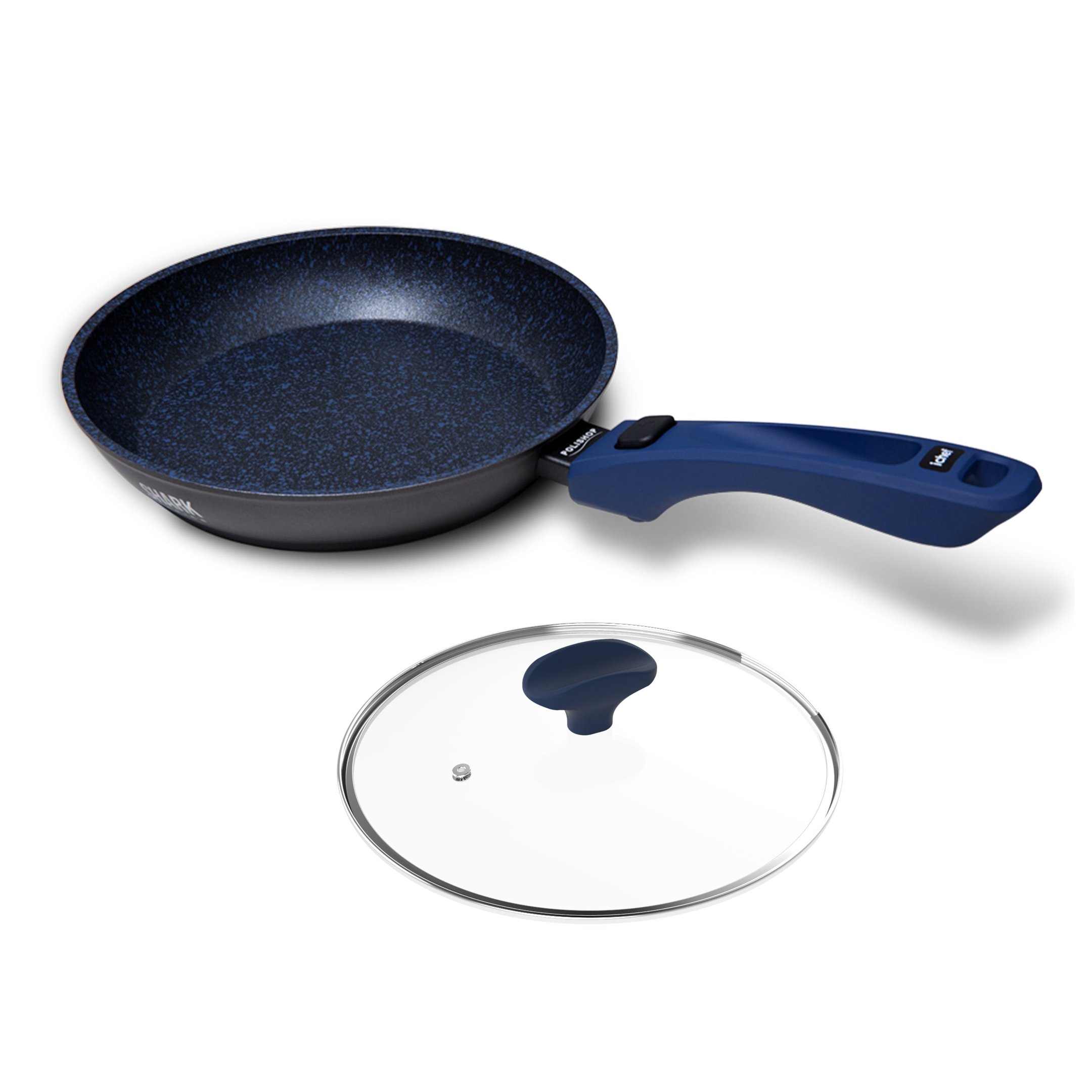 Panela Ultra Sauté Petit e Tampa de Vidro Ichef 20cm Azul | Azul - 1