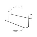 Ver imagem 4 de Toalheiro Simples para Box de Banheiro - Stolf Preto