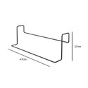 Ver imagem 3 de Toalheiro Simples para Box de Banheiro - Stolf Preto