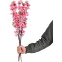 Ver imagem 2 de Cerejeiras Rosa Flores Delicadas Kit com 10 Galhos