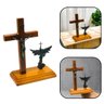 Crucifixo de Mesa com São Miguel Arcanjo 20 Cm - 3