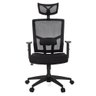 Cadeira Escritório Nr-17 Giratória Presidente Anm312 Anima Dallas Tela Preta Base Rodízio - 5