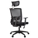 Ver imagem 3 de Cadeira Escritório Nr-17 Giratória Presidente Anm312 Anima Dallas Tela Preta Base Rodízio