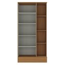 Ver imagem 4 de Sapateira para Quarto 1 Porta 7 Prateleiras Espresso Móveis Bege/Cinamomo/Off White