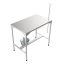 Ver imagem 1 de Mesa Veterinária Atendimento/ Cirúrgica 100% Inox com Balde