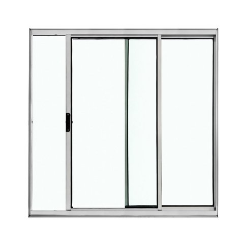 VITRÔ 2 FOLHAS ALUMÍNIO BRILHANTE 1,00 X 0,80