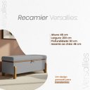 Ver mais imagens de Puff Recamier Baú Versallies 200 Cm para Sala Quarto Pé de Cama Hall de Entrada Bouclé Premium Luxo