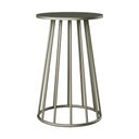 Ver imagem 1 de Base Cone Mesa Jantar Cozinha Aço para Tampo Vidro ou Madeira 50cm