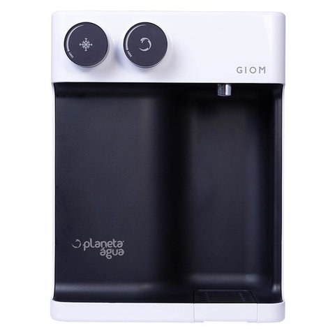 Purificador de Água Natural, Gelada e Alcalina Giom - 127v- Código 7040 B/p (branco /preto)